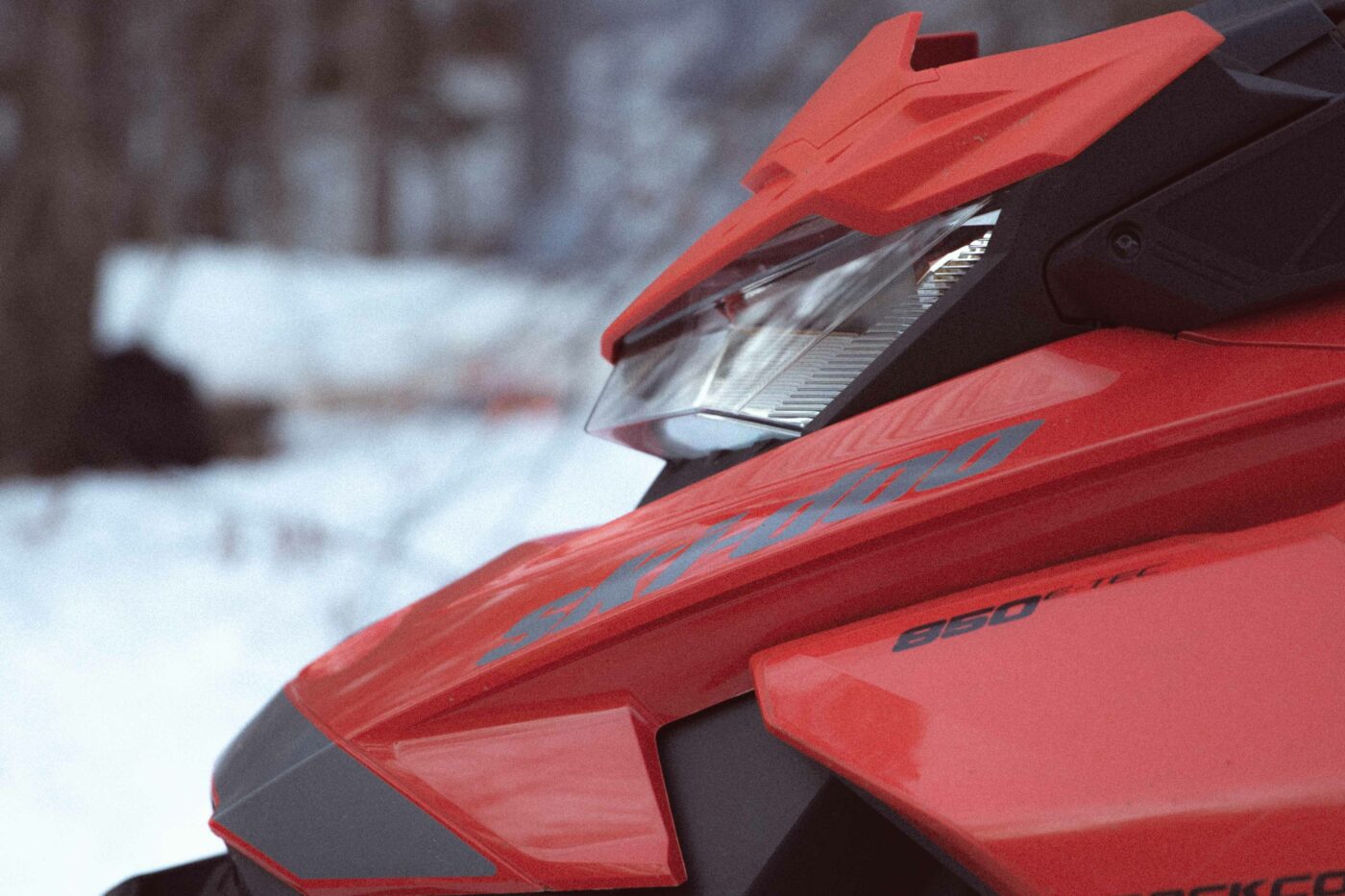 SkiDoo Snowmobile Photography